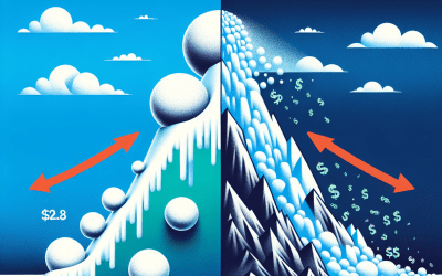 Estrategia bola de nieve vs avalancha: cuál funciona mejor